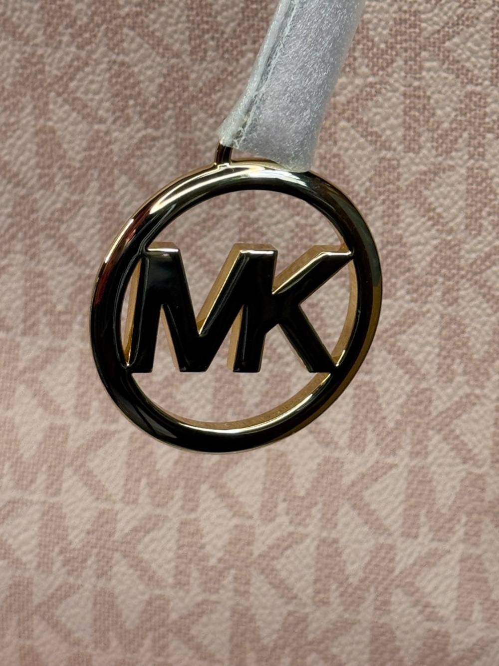 Michael Kors Jet Set Travel Large Shoulder Tote in Powder Blush Multi - Picture 13 of 16